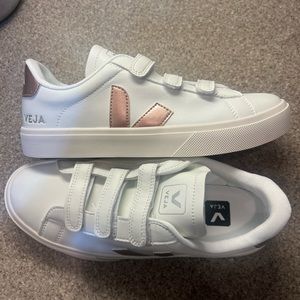 NEW White/Rose Gold Sneakers
